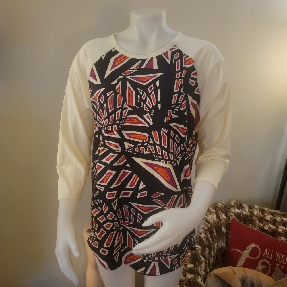 Lularoe Randy Baseball Tee NWT